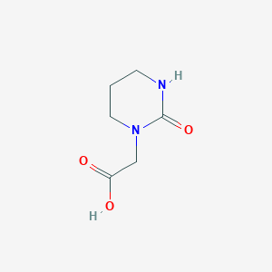 molecular formula C6H10N2O3 B2620929 2-(2-Oxotetrahydropyrimidin-1(2H)-yl)acetic acid CAS No. 1049873-89-3
