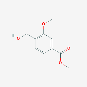 molecular formula C10H12O4 B2621097 Methyl 4-(hydroxymethyl)-3-methoxybenzoate CAS No. 79236-96-7