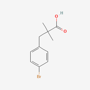 B2621227 3-(4-Bromophenyl)-2,2-dimethylpropanoic acid CAS No. 186498-30-6