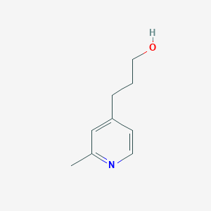 molecular formula C9H13NO B2621305 3-(2-Methylpyridin-4-yl)propan-1-ol CAS No. 109942-70-3