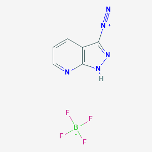 B026216 1H-Pyrazolo[3,4-b]pyridine-3-diazonium tetrafluoroborate CAS No. 63682-46-2