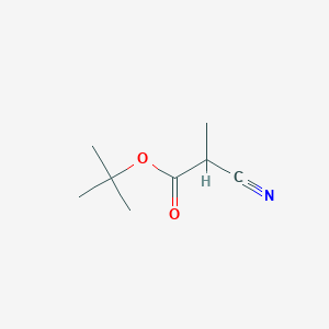 molecular formula C8H13NO2 B2621681 2-Methylpropyl 2-cyanopropanoate CAS No. 66476-82-2