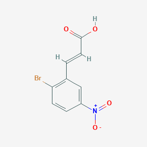 2-Bromo-5-nitrocinnamic acid