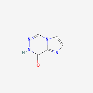 molecular formula C5H4N4O B2621718 7H-imidazo[1,2-d][1,2,4]triazin-8-one CAS No. 689298-00-8