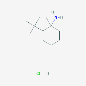 2-Tert-butyl-1-methylcyclohexan-1-amine;hydrochloride