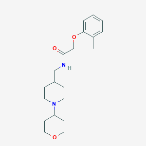 N-((1-(tetrahydro-2H-pyran-4-yl)piperidin-4-yl)methyl)-2-(o-tolyloxy)acetamide