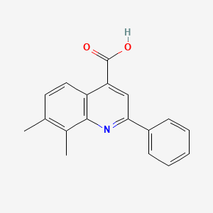7,8-Dimethyl-2-phenylquinoline-4-carboxylic acid