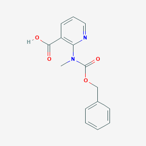 2-[Methyl(phenylmethoxycarbonyl)amino]pyridine-3-carboxylic acid