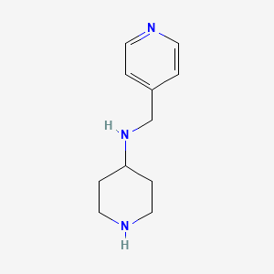 molecular formula C11H17N3 B2621744 N-[(pyridin-4-yl)methyl]piperidin-4-amine CAS No. 1177343-97-3; 160357-89-1