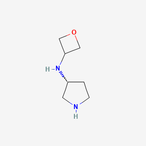 molecular formula C7H14N2O B2621788 (3R)-N-(oxetan-3-yl)pyrrolidin-3-amine CAS No. 1349699-80-4