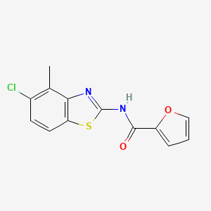 N-(5-chloro-4-methylbenzo[d]thiazol-2-yl)furan-2-carboxamide
