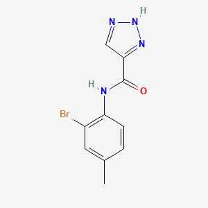 N-(2-bromo-4-methylphenyl)-1H-1,2,3-triazole-5-carboxamide