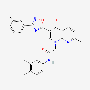 1-(2,6-Difluorobenzoyl)-4-[2-(3-fluorophenoxy)ethyl]piperidine
