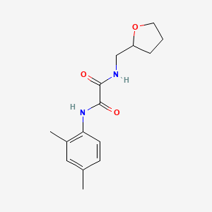 molecular formula C15H20N2O3 B2621886 N'-(2,4-DIMETHYLPHENYL)-N-[(OXOLAN-2-YL)METHYL]ETHANEDIAMIDE CAS No. 339088-28-7