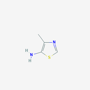molecular formula C4H6N2S B2621901 4-Methyl-1,3-thiazol-5-amine CAS No. 72632-65-6