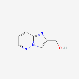 molecular formula C7H7N3O B2621911 {Imidazo[1,2-b]pyridazin-2-yl}methanol CAS No. 1487220-02-9