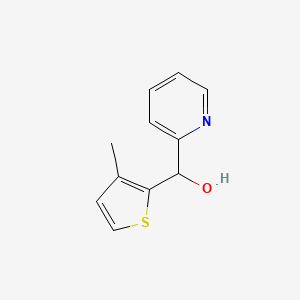 molecular formula C11H11NOS B2621979 3-Methyl-2-thienyl-(2-pyridyl)methanol CAS No. 1379346-14-1