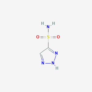 molecular formula C2H4N4O2S B2622100 1H-1,2,3-triazole-5-sulfonamide CAS No. 1935955-30-8