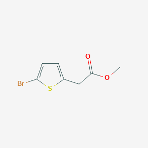 molecular formula C7H7BrO2S B2622208 Methyl 2-(5-bromothiophen-2-yl)acetate CAS No. 67137-56-8