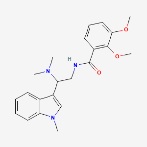 N-(2-(dimethylamino)-2-(1-methyl-1H-indol-3-yl)ethyl)-2,3-dimethoxybenzamide