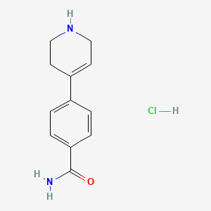 4-(1,2,3,6-Tetrahydropyridin-4-yl)benzamide hydrochloride