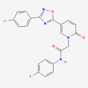 N-butyl-1-(4-{[(2,5-dimethylphenyl)sulfonyl]amino}phenyl)cyclobutanecarboxamide