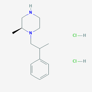 (2S)-2-Methyl-1-(2-phenylpropyl)piperazine;dihydrochloride