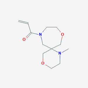 1-(1-Methyl-4,11-dioxa-1,8-diazaspiro[5.6]dodecan-8-yl)prop-2-en-1-one