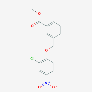 B2622333 Methyl 3-[(2-chloro-4-nitrophenoxy)methyl]benzoate CAS No. 500594-68-3