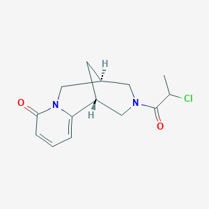 (1R,9S)-11-(2-Chloropropanoyl)-7,11-diazatricyclo[7.3.1.02,7]trideca-2,4-dien-6-one