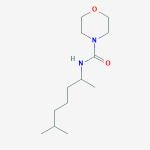 molecular formula C13H26N2O2 B262239 N-(6-methylheptan-2-yl)morpholine-4-carboxamide 