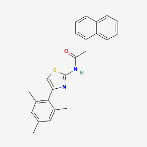 N-(4-mesitylthiazol-2-yl)-2-(naphthalen-1-yl)acetamide