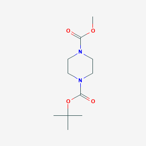 molecular formula C11H20N2O4 B2622413 1-tert-Butyl 4-methyl piperazine-1,4-dicarboxylate CAS No. 219509-79-2
