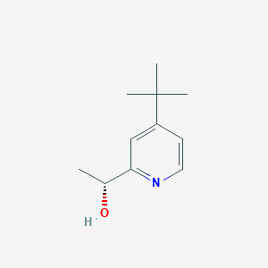molecular formula C11H17NO B2622459 (1R)-1-(4-Tert-butylpyridin-2-yl)ethanol CAS No. 2470279-18-4