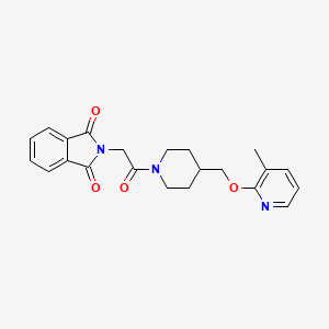2-[2-[4-[(3-Methylpyridin-2-yl)oxymethyl]piperidin-1-yl]-2-oxoethyl]isoindole-1,3-dione