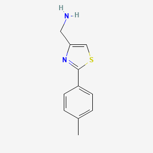 [2-(4-Methylphenyl)-1,3-thiazol-4-yl]methylamine