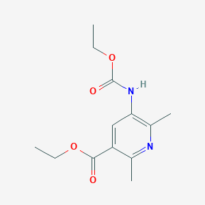 Ethyl 5-((ethoxycarbonyl)amino)-2,6-dimethylnicotinate