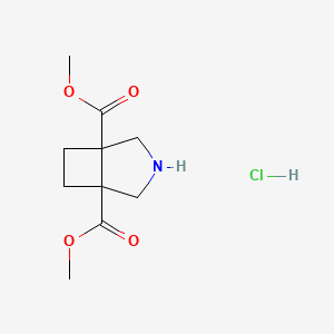 Dimethyl 3-azabicyclo[3.2.0]heptane-1,5-dicarboxylate hydrochloride