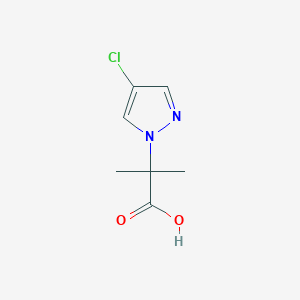 2-(4-chloro-1H-pyrazol-1-yl)-2-methylpropanoic acid