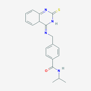 N-(propan-2-yl)-4-{[(2-sulfanylidene-1,2-dihydroquinazolin-4-yl)amino]methyl}benzamide