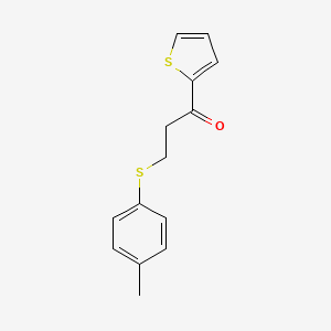 3-[(4-Methylphenyl)sulfanyl]-1-(2-thienyl)-1-propanone