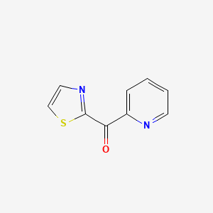 molecular formula C9H6N2OS B2622629 Pyridin-2-yl(thiazol-2-yl)methanone CAS No. 90418-58-9
