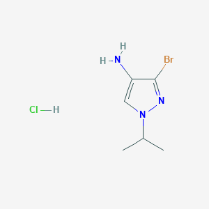 3-Bromo-1-isopropyl-1H-pyrazol-4-amine hydrochloride