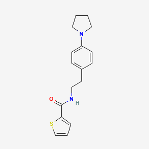 N-(4-(pyrrolidin-1-yl)phenethyl)thiophene-2-carboxamide