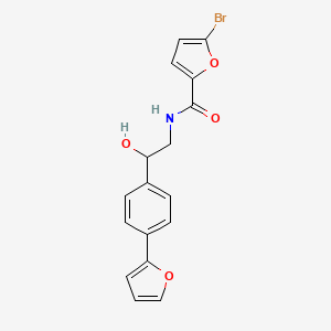 5-bromo-N-{2-[4-(furan-2-yl)phenyl]-2-hydroxyethyl}furan-2-carboxamide