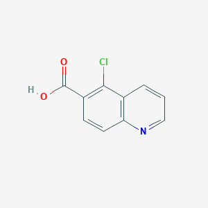 molecular formula C10H6ClNO2 B2622956 5-Chloroquinoline-6-carboxylic acid CAS No. 945470-47-3
