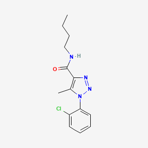 N-butyl-1-(2-chlorophenyl)-5-methyl-1H-1,2,3-triazole-4-carboxamide
