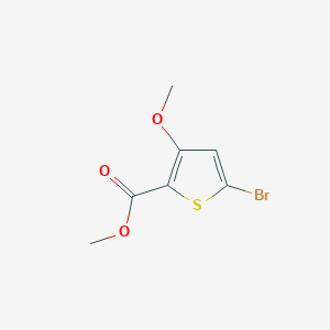 molecular formula C7H7BrO3S B2623042 Methyl 5-bromo-3-methoxythiophene-2-carboxylate CAS No. 181063-64-9; 23145-06-4