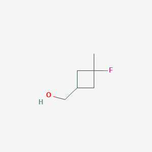 molecular formula C6H11FO B2623051 (3-Fluoro-3-methylcyclobutyl)methanol CAS No. 2241142-54-9