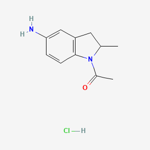 1-(5-Amino-2-methyl-2,3-dihydro-indol-1-YL)-ethanone hydrochloride